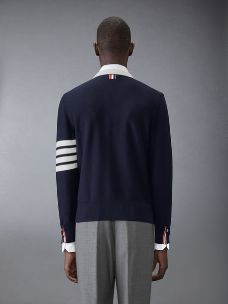 COTTON 4-BAR HECTOR PULLOVER NAVY