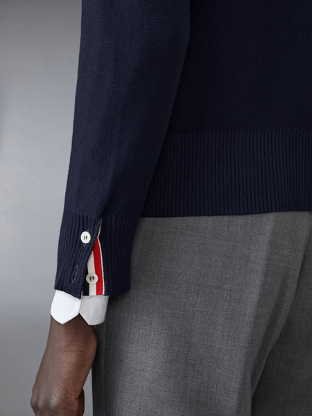 COTTON 4-BAR HECTOR PULLOVER NAVY