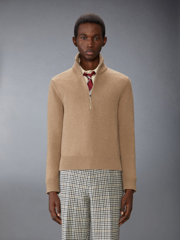GEESE INTARSIA MERNIO WOOL MOCK NECK PULLOVER - image 1