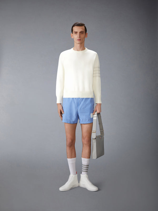 MERINO WOOL DOUBLE FACE 4-BAR CREW NECK PULLOVER - image 3