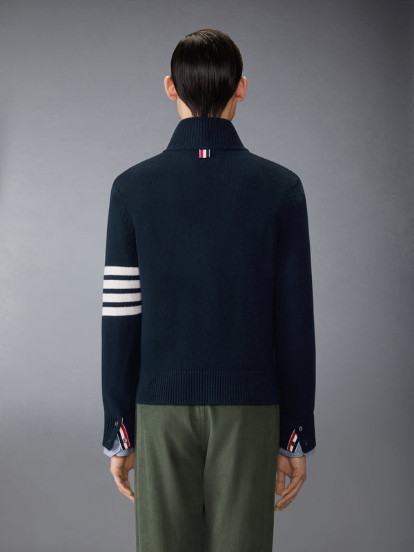 MERINO WOOL 4-BAR FUNNEL NECK PULLOVER - image 2