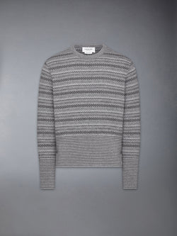 FAIR ISLE JACQUARD CASHMERE PULLOVER