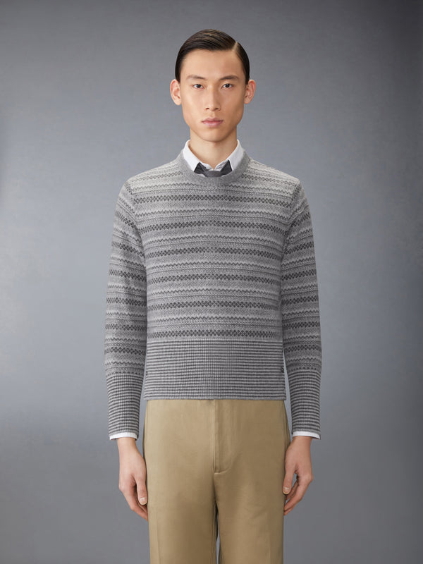 FAIR ISLE JACQUARD CASHMERE PULLOVER - image 1