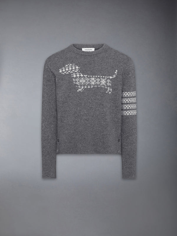 MERINO WOOL HOLIDAY HECTOR  4-BAR PULLOVER - featured image