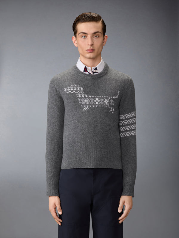 MERINO WOOL HOLIDAY HECTOR  4-BAR PULLOVER - image 1