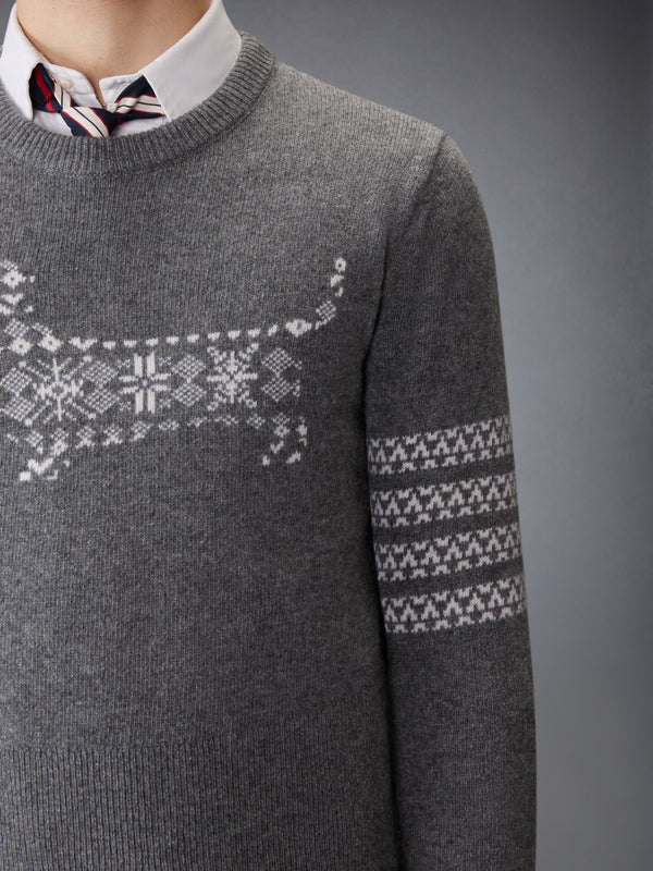 MERINO WOOL HOLIDAY HECTOR  4-BAR PULLOVER - image 5