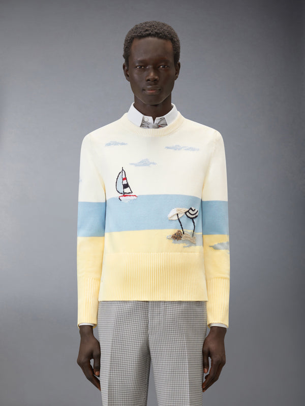 NANTUCKET SCENIC JERSEY PULLOVER - image 1