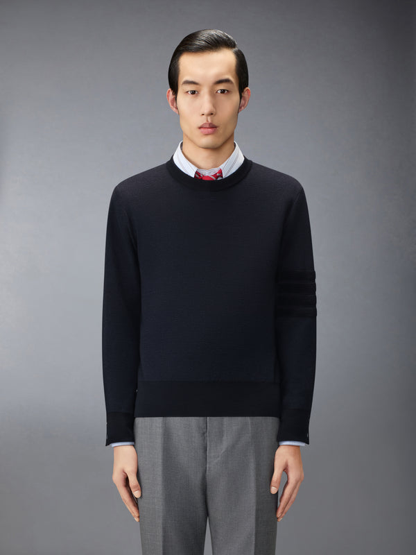 OTTOMAN MILANO STITCH 4-BAR BOMBER PULLOVER - image 1