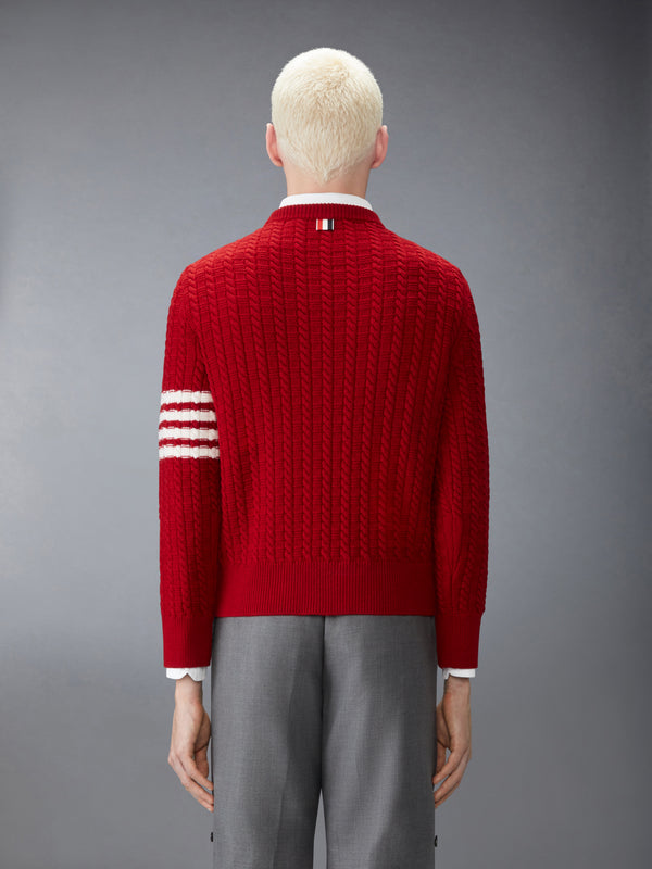 MERINO WOOL 4-BAR INTARSIA ANCHOR PULLOVER - image 2
