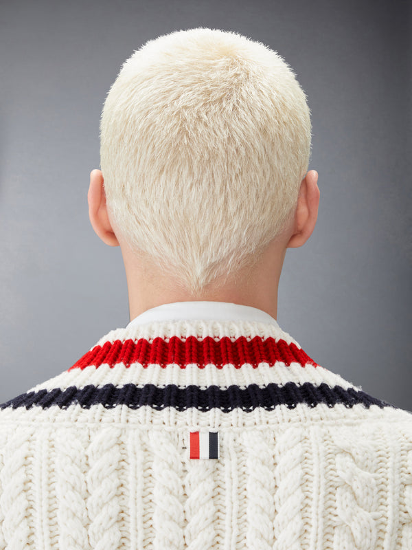 MERINO WOOL FAIR ISLE CRICKET PULLOVER - image 4