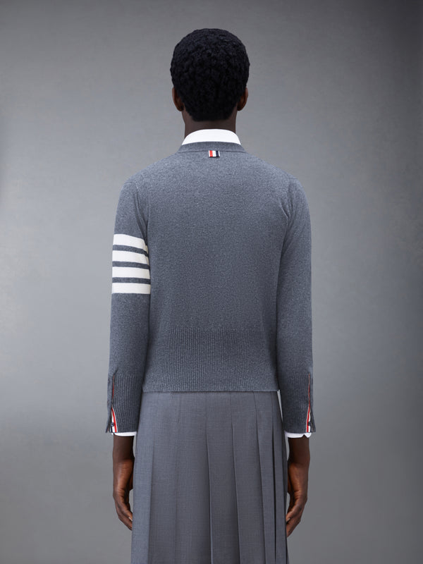 CLASSIC CASHMERE 4-BAR V-NECK CARDIGAN - image 2