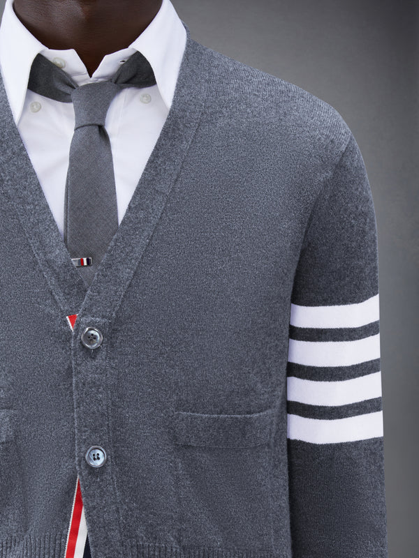 CLASSIC CASHMERE 4-BAR V-NECK CARDIGAN - image 5