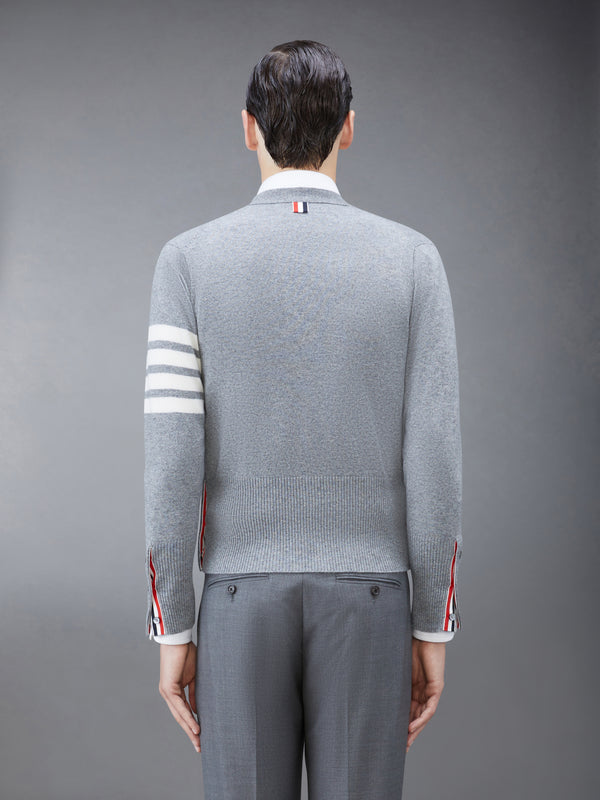 CLASSIC CASHMERE 4-BAR V-NECK CARDIGAN - image 2