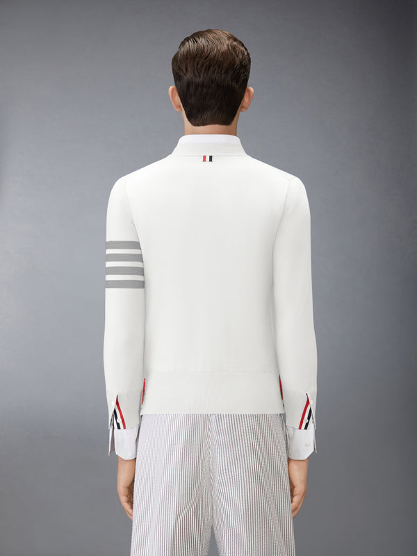 MERINO WOOL 4-BAR CLASSIC V-NECK CARDIGAN - image 2
