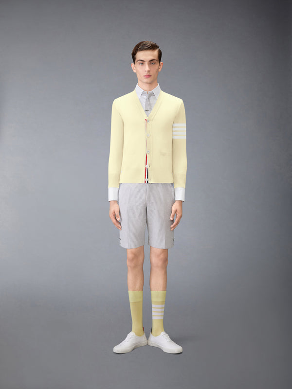 MERINO WOOL 4-BAR CLASSIC V-NECK CARDIGAN - image 3