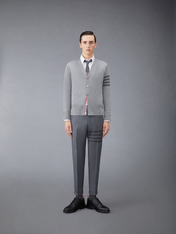 MERINO WOOL 4-BAR V-NECK CARDIGAN - image 3