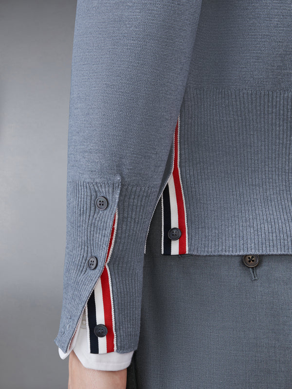 MERINO WOOL 4-BAR MILANO STITCH CARDIGAN - image 4
