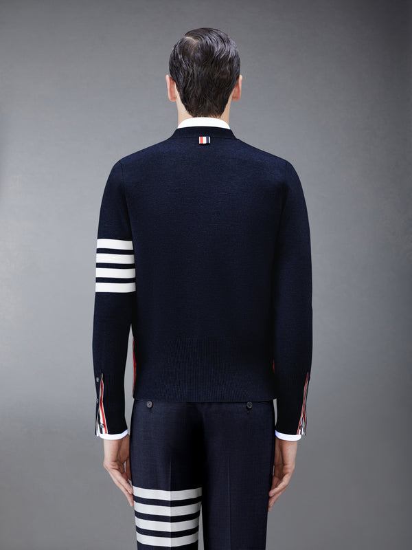 MERINO WOOL 4-BAR MILANO STITCH CARDIGAN - image 2