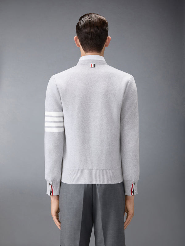 COTTON CREPE V-NECK CARDIGAN - image 2