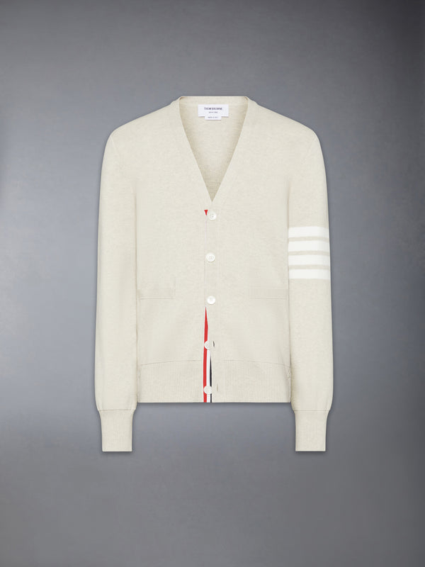 COTTON CREPE V-NECK CARDIGAN - featured image