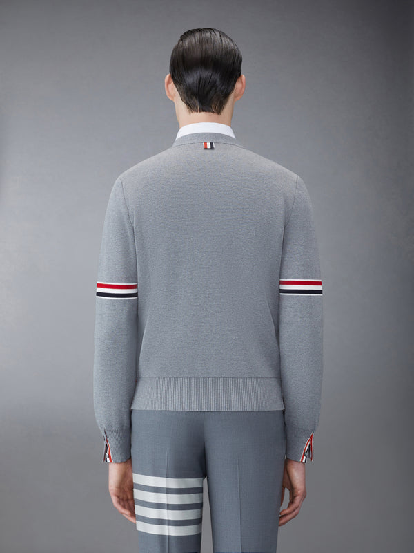 COTTON MILANO STITCH V-NECK CARDIGAN - image 2