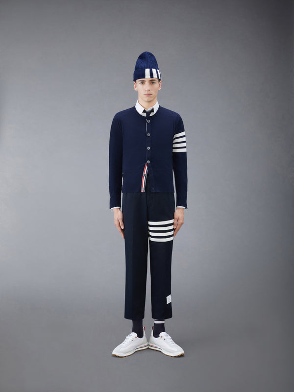 CASHMERE 4-BAR CREW NECK CARDIGAN - image 3