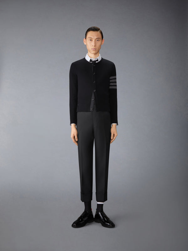 CASHMERE CLASSIC CREW NECK 4-BAR CARDIGAN - image 2