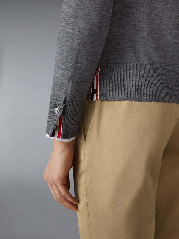 FINE MERINO WOOL RWB ARMBAND CARDIGAN - image 4