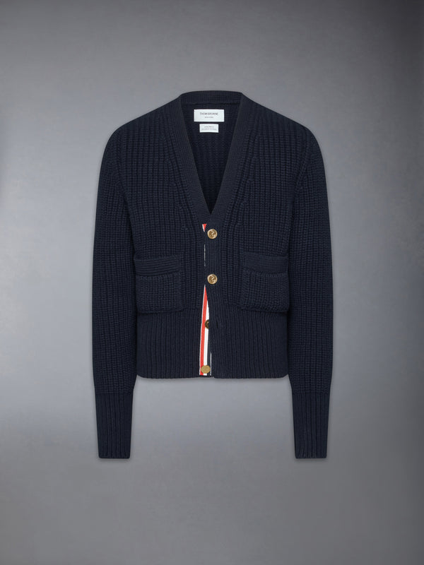 HALF STITCH CASHMERE CARDIGAN - featured image