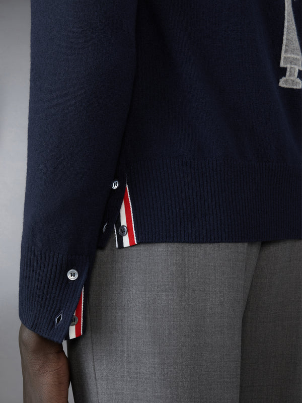 NUTCRACKER MERINO WOOL 4-BAR CARDIGAN - image 4