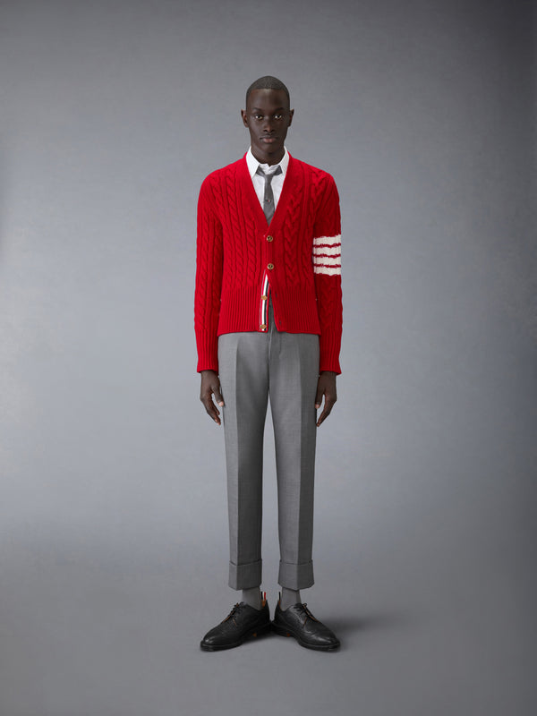 CLASSIC CASHMERE CABLE V-NECK CARDIGAN - image 3