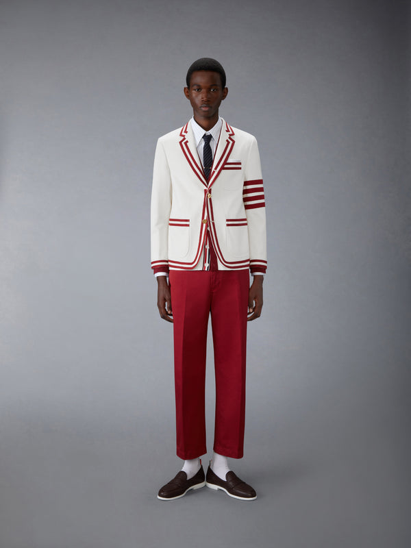 MILANO STITCH 4-BAR V NECK RUGBY FIT CARDIGAN - image 3