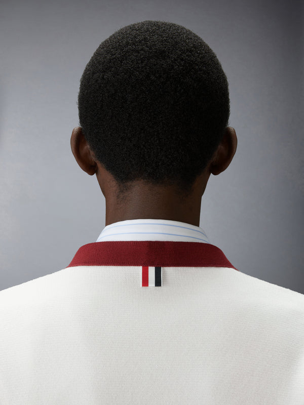 MILANO STITCH 4-BAR V NECK RUGBY FIT CARDIGAN - image 6