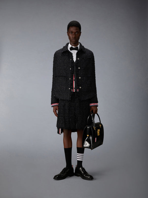 TARTAN JACQUARD MERINO MOHAIR CARDIGAN JACKET - image 3