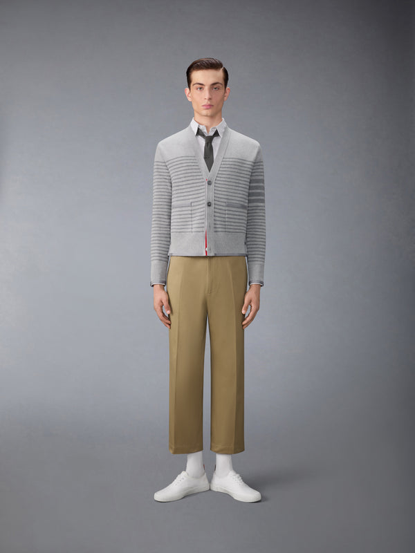 MILANO STITCH STRIPED BOXY FIT CARDIGAN - image 3