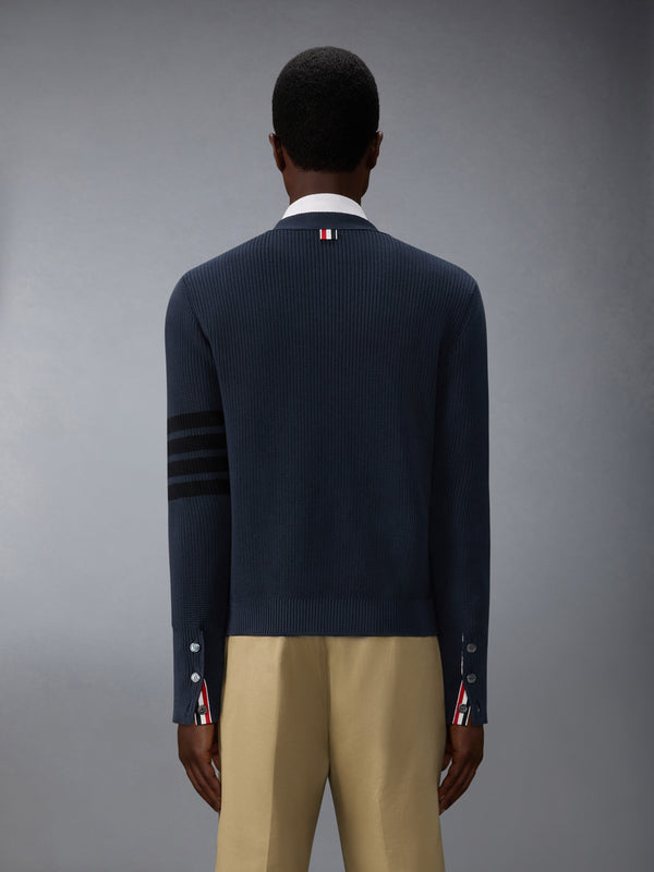 GARMENT DYED 4-BAR CARDIGAN - image 2
