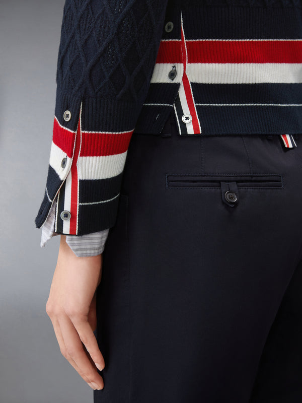 ARGYLE INTARSIA CASHMERE SHRUNKEN CARDIGAN - image 5
