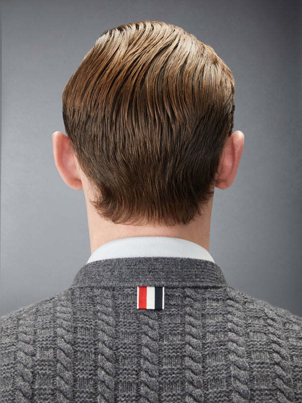 MERINO WOOL 4-BAR INTARSIA ANCHOR CARDIGAN - image 5