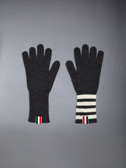 CASHMERE RIB 4-BAR GLOVES