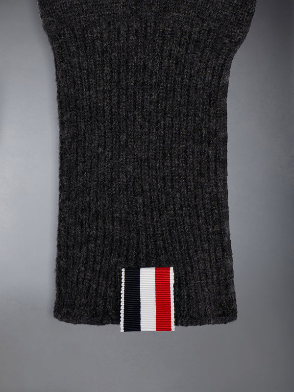 CASHMERE RIB 4-BAR GLOVES - image 2