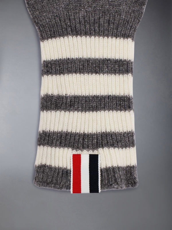 CASHMERE RIB 4-BAR GLOVES - image 2