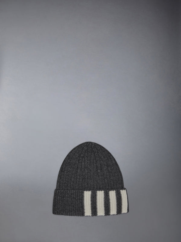 CASHMERE 4-BAR CUFF BEANIE - featured image