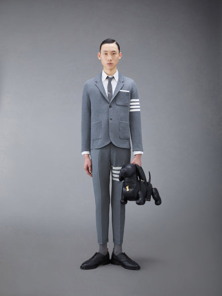 WOOL 4-BAR SPORT COAT MED GREY