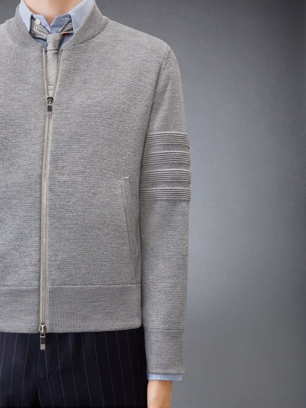 OTTOMAN MILANO STITCH 4-BAR BOMBER JACKET - image 5