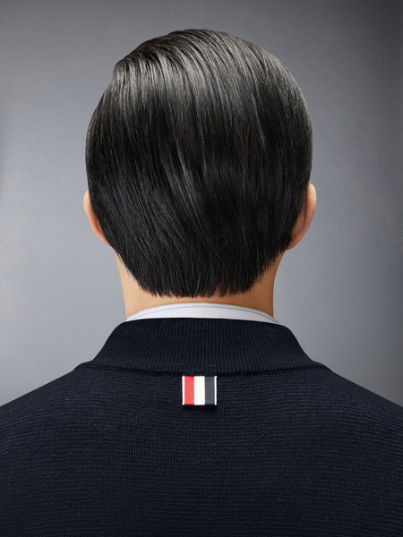 OTTOMAN MILANO STITCH 4-BAR BOMBER JACKET NAVY