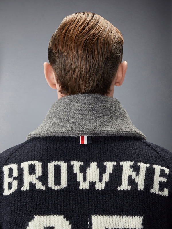 BROWNE 65 INTARSIA CARDIGAN JACKET - image 4