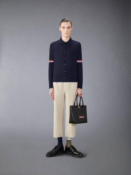 MERINO WOOL ARMBAND SHIRT NAVY