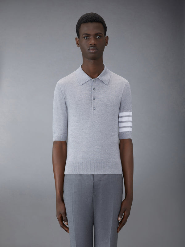 FINE MERINO WOOL 4-BAR POLO - featured image