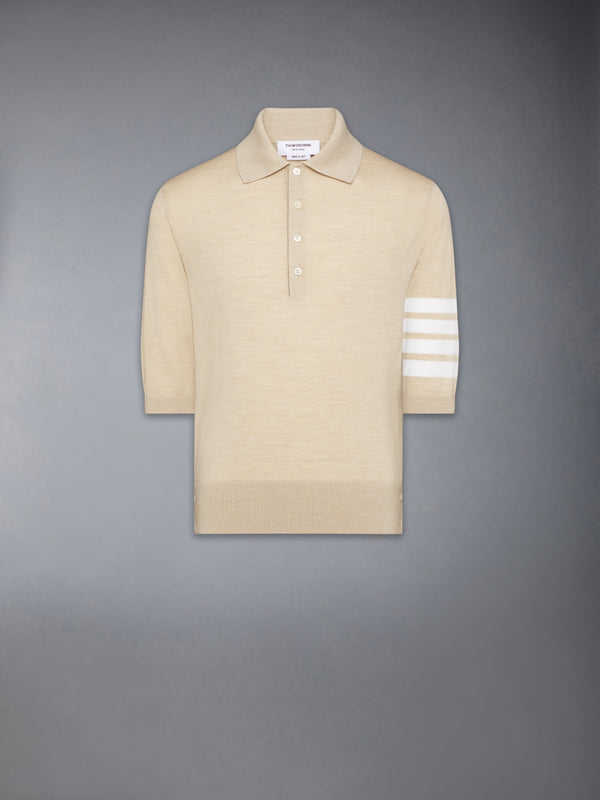 FINE MERINO WOOL 4-BAR POLO - featured image