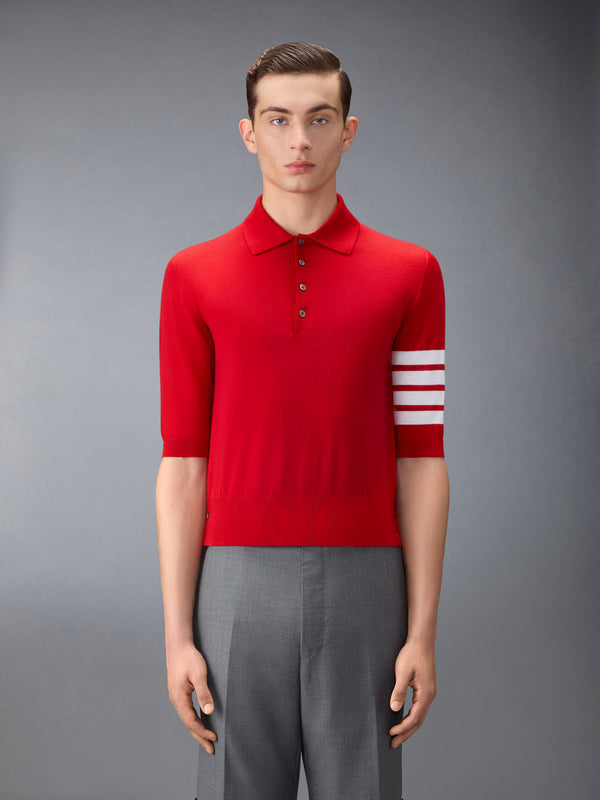 FINE MERINO WOOL 4-BAR POLO - image 1